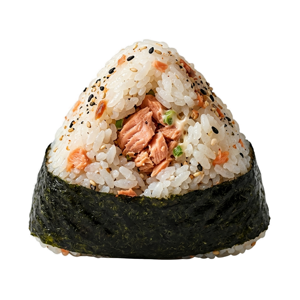 極上 onigiri 2 (背景透過4K) - カテゴリ: 日本の食 (Japanese Food Illustration) - 高品質透過PNG画像素材 | Free Transparent PNG 極上 onigiri 2 (背景透過4K)