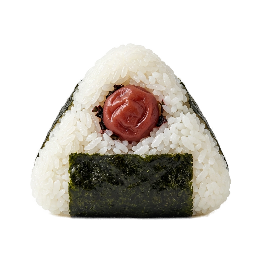 極上 onigiri 3 (背景透過4K) - カテゴリ: 日本の食 (Japanese Food Illustration) - 高品質透過PNG画像素材 | Free Transparent PNG 極上 onigiri 3 (背景透過4K)