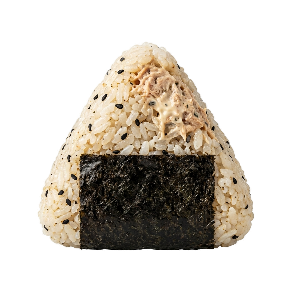 極上 onigiri 4 (背景透過4K) - カテゴリ: 日本の食 (Japanese Food Illustration) - 高品質透過PNG画像素材 | Free Transparent PNG 極上 onigiri 4 (背景透過4K)