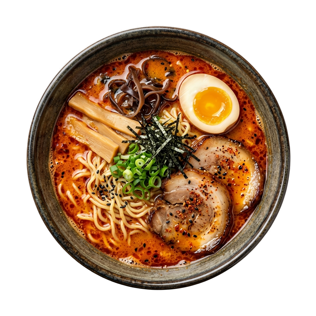 極上 ramen 5 (背景透過4K) - カテゴリ: 日本の食 (Japanese Food Illustration) - 高品質透過PNG画像素材 | Free Transparent PNG 極上 ramen 5 (背景透過4K)