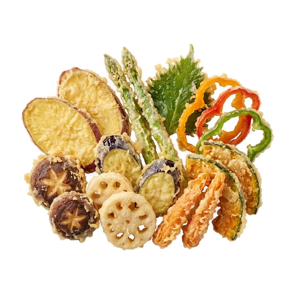 極上 tempura 2 (背景透過4K) - カテゴリ: 日本の食 (Japanese Food Illustration) - 高品質透過PNG画像素材 | Free Transparent PNG 極上 tempura 2 (背景透過4K)