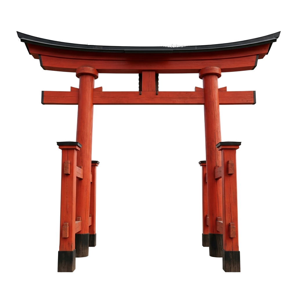 極上 torii 1 (背景透過4K) - カテゴリ: 年中行事・祭り (Annual Events Cultural Iconic Japanese Illustration) - 高品質透過PNG画像素材 | Free Transparent PNG 極上 torii 1 (背景透過4K)